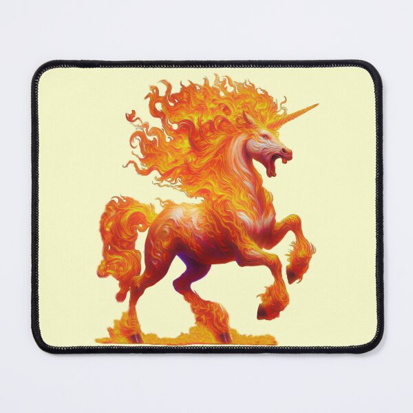 Item preview, Fire spirit, the magical unicorn designed and sold by LoneAngel.