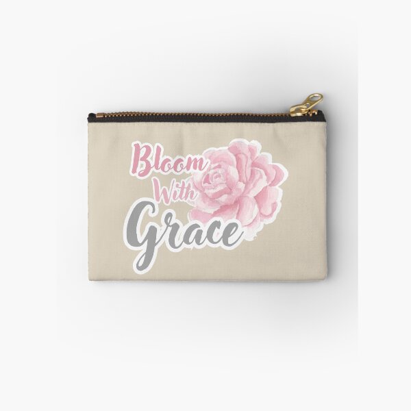 Item preview, Bloom With Grace – Soft Floral Feminine Motivation Sticker designed and sold by Velavue .