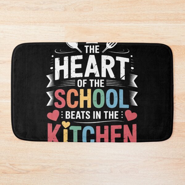 Item preview, The Heart Of The School Beats In The Kitchen Lunch Lady13  designed and sold by NailMolisa.