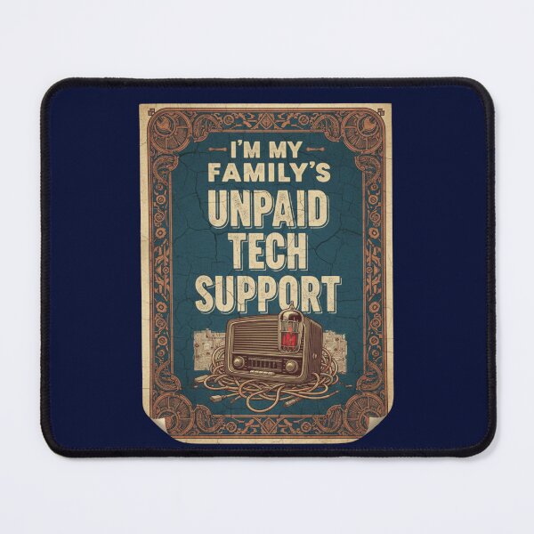 Item preview, Vintage Unpaid Tech Support - Retro Aesthetic IT Humor Graphic designed and sold by axiksa10.