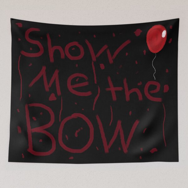 Item preview, pennywise said to periwinkle (blood splattered words design) designed and sold by Soulfate.