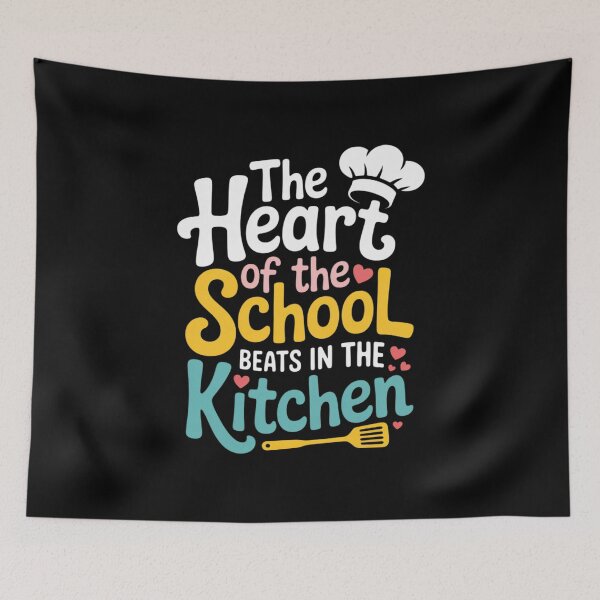 Item preview, The Heart of The School Beats in The Kitchen  designed and sold by NailMolisa.