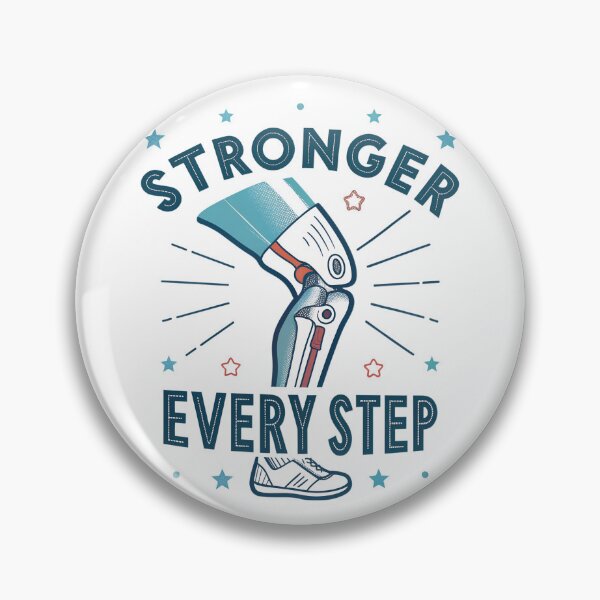 Item preview, Stronger Every Step – Knee Replacement Recovery Motivation Design designed and sold by VividOrganica.