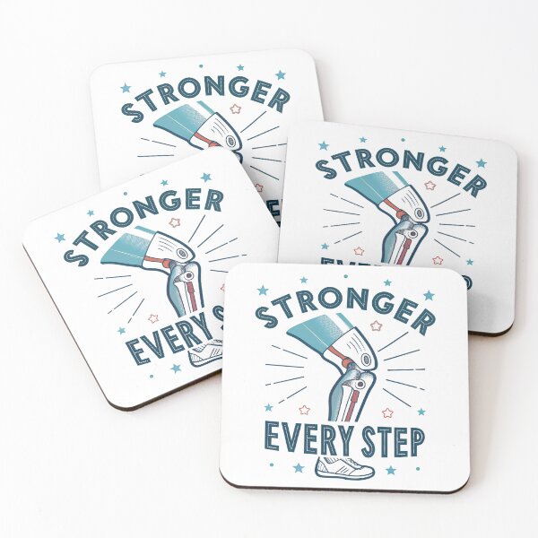 Item preview, Stronger Every Step – Knee Replacement Recovery Motivation Design designed and sold by VividOrganica.