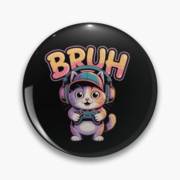 Artikelvorschau, Gamer Bruh Cat Videospiele Geschenk für Jungen und Mädchen entworfen und verkauft von ZACK ART.
