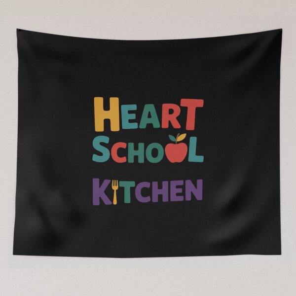 Item preview, The Heart of the School Beats in the Kitchen  designed and sold by NailMolisa.