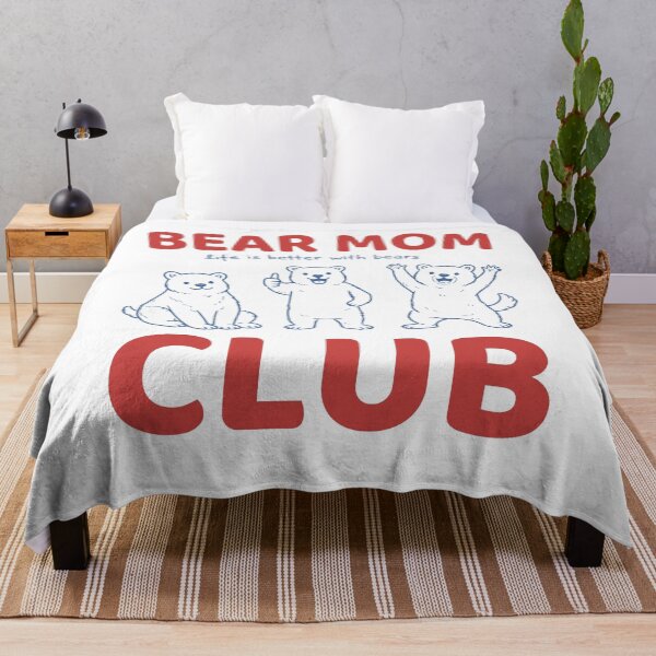 Item preview, Bear Mom Club Cute Bear Illustration Life Is Better With Bears designed and sold by tigger shop.