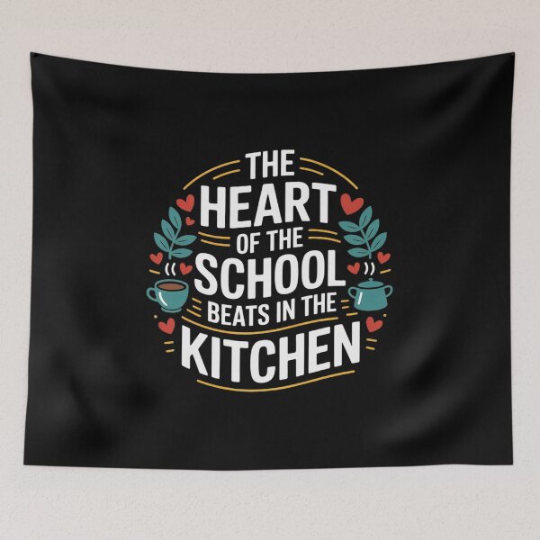 Item preview, The Heart Of The School Beats In The Kitchen9  designed and sold by NailMolisa.