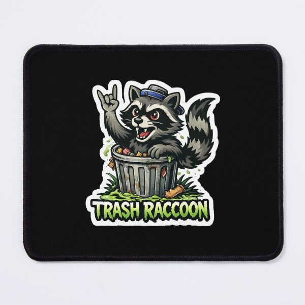 Item preview, Trash Raccoon – Rebel Sticker Style Illustration designed and sold by zuzzelek44.