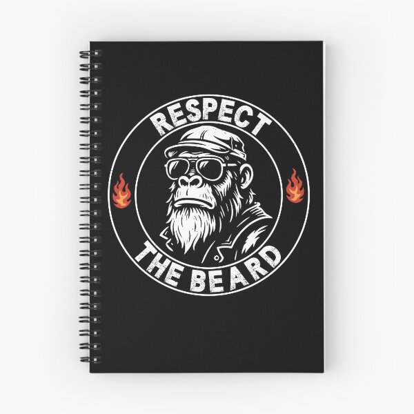 Item preview, Respect the Beard Monkey – Funny Bearded Dad designed and sold by gunaone-design.