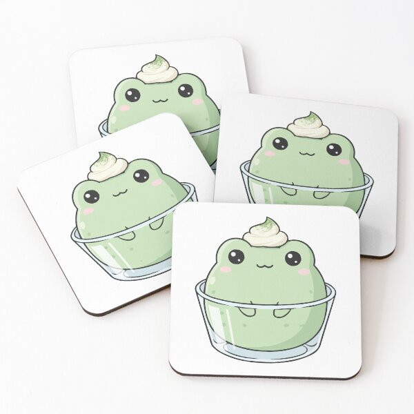 Item preview, Matcha Froggy Mousse – Zen Green Tea Dessert designed and sold by Petzzz.