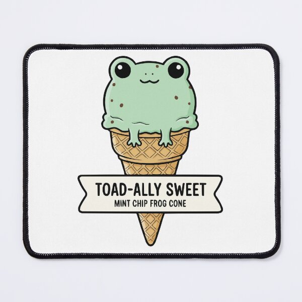 Item preview, Toad-ally Sweet Scoop – Mint Chocolate Chip Frog Cone designed and sold by Petzzz.