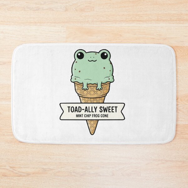 Item preview, Toad-ally Sweet Scoop – Mint Chocolate Chip Frog Cone designed and sold by Petzzz.