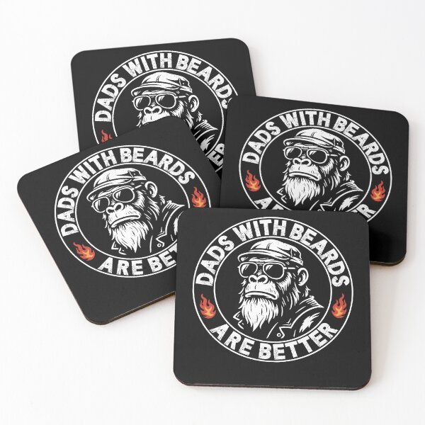 Item preview, Dads with Beards Are Better Monkey Beard – Funny Bearded Dad designed and sold by gunaone-design.