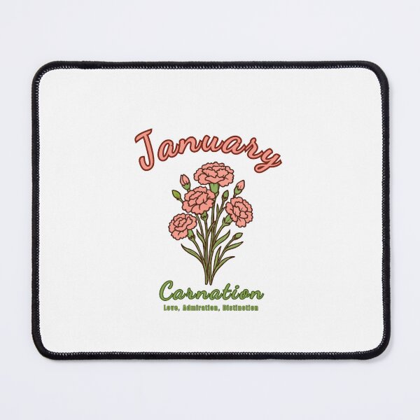Item preview, January Birth Flower - Carnation designed and sold by DixieGirlStudio.