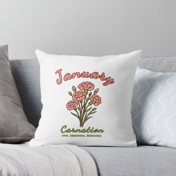 Item preview, January Birth Flower - Carnation designed and sold by DixieGirlStudio.