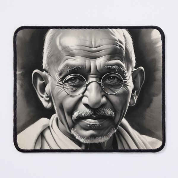 Item preview, Mahatma Gandhi designed and sold by WorldofCharcoal.