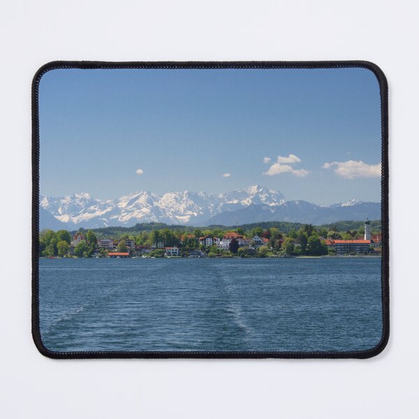 Item preview, Seeshaupt and the Bavarian Alps from Lake Starnberg designed and sold by Kasia Design.