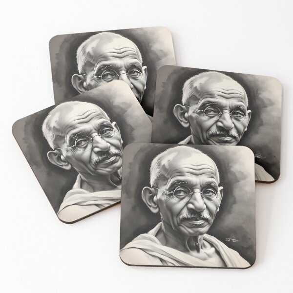 Item preview, Mahatma Gandhi designed and sold by WorldofCharcoal.