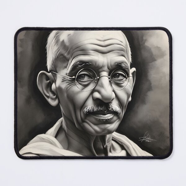 Item preview, Mahatma Gandhi designed and sold by WorldofCharcoal.