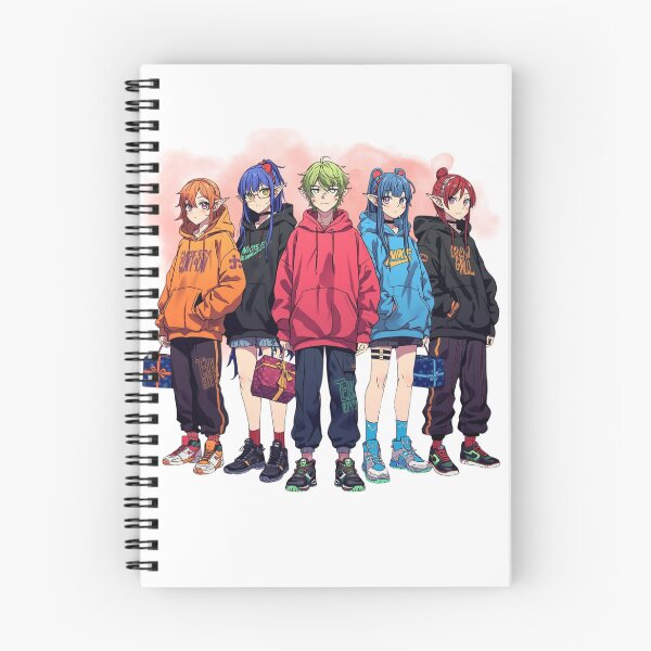Item preview, Anime Streetwear Elf Squad Graphic Art - Vibrant Urban Manga Hoodie Design for Otaku Gifts designed and sold by wellie-chic.