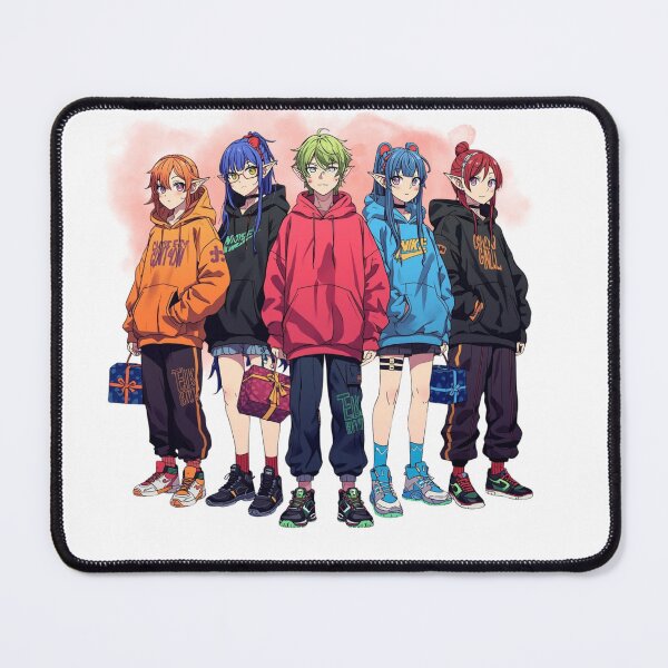 Item preview, Anime Streetwear Elf Squad Graphic Art - Vibrant Urban Manga Hoodie Design for Otaku Gifts designed and sold by wellie-chic.