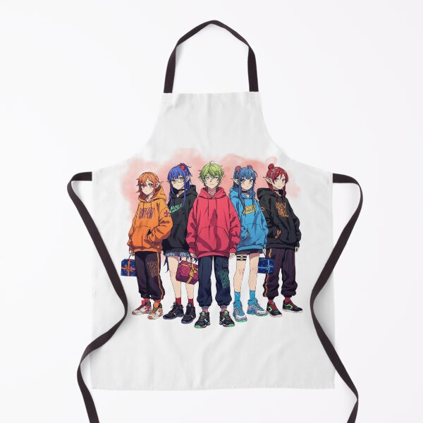 Item preview, Anime Streetwear Elf Squad Graphic Art - Vibrant Urban Manga Hoodie Design for Otaku Gifts designed and sold by wellie-chic.