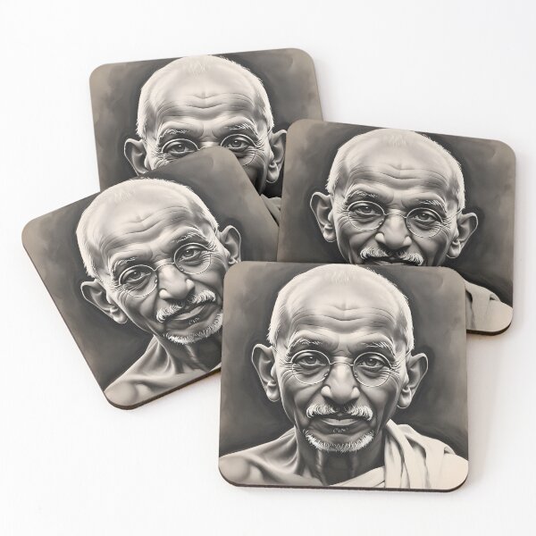 Item preview, Mahatma Gandhi designed and sold by WorldofCharcoal.