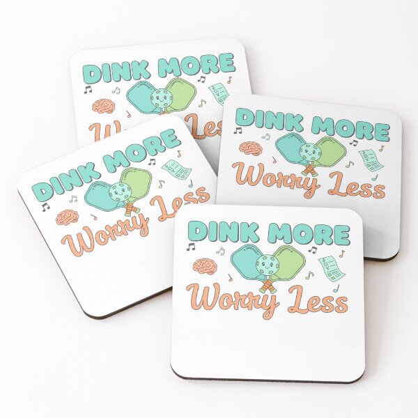 Item preview, Dink More Worry Less 2026 Pickleball Shirt | Stress Relief Gift | Casual Player Wellness Tee designed and sold by FitEnvy.