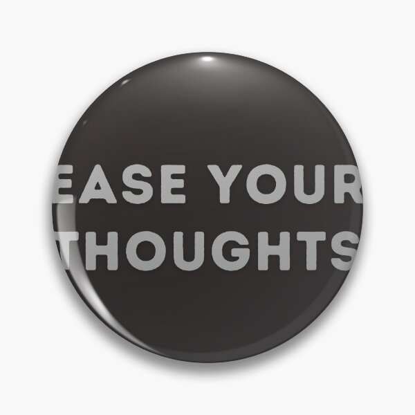 Item preview, Ease Your Thoughts – Calm Overthinking Quote designed and sold by designbymahi.