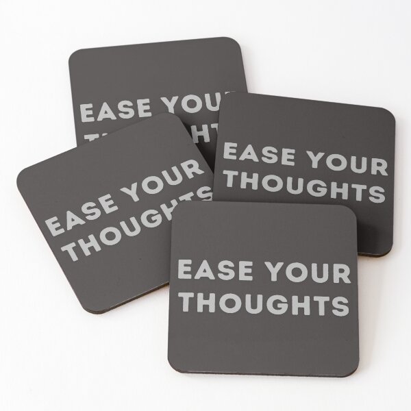 Item preview, Ease Your Thoughts – Calm Overthinking Quote designed and sold by designbymahi.