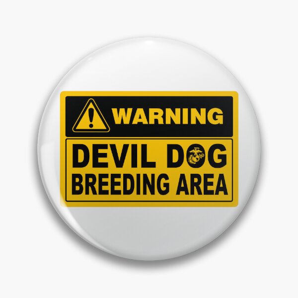 Item preview, Devil Dog; Marines; Breeding Area; designed and sold by StickerApe.