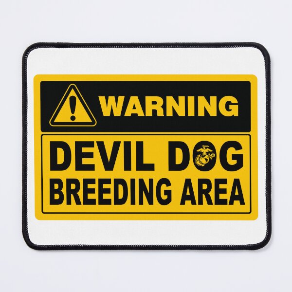 Item preview, Devil Dog; Marines; Breeding Area; designed and sold by StickerApe.