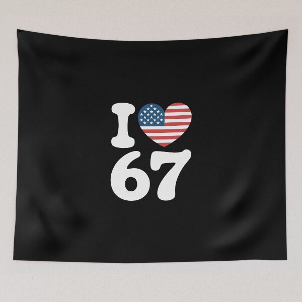 Item preview, I Love 67 with American designed and sold by jkrphoto.