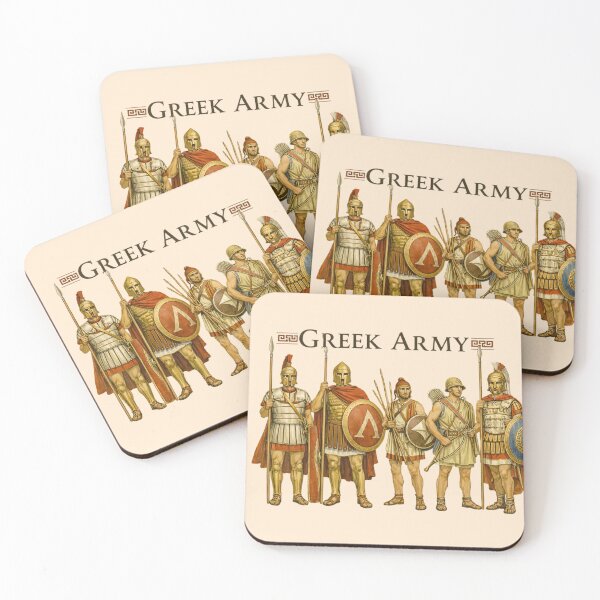 Item preview, Greek Spartan Army Ancient Warrior Art designed and sold by Retr0Tshirts.