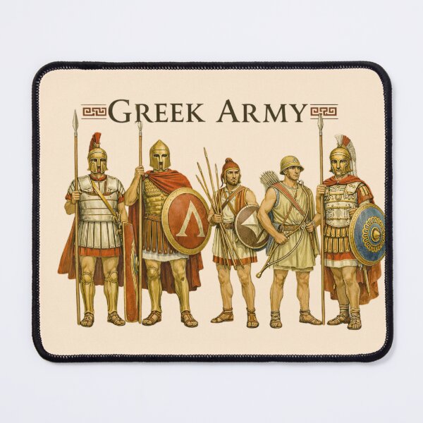 Item preview, Greek Spartan Army Ancient Warrior Art designed and sold by Retr0Tshirts.