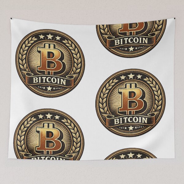 Item preview, Vintage Bitcoin – Retro Crypto Logo designed and sold by Dax Studio.