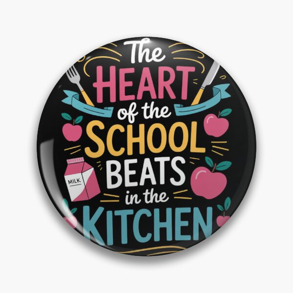 Item preview, Womens The Heart Of The School Beats In The Kitchen Lunch Lady03  designed and sold by VerseFarm.