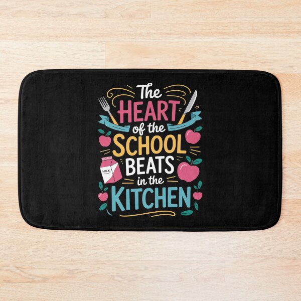 Item preview, Womens The Heart Of The School Beats In The Kitchen Lunch Lady03  designed and sold by VerseFarm.