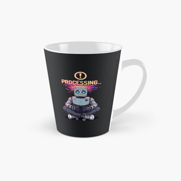 Item preview, Processing – Overthinking Robot Mental Load Humor designed and sold by Taans-Creation.