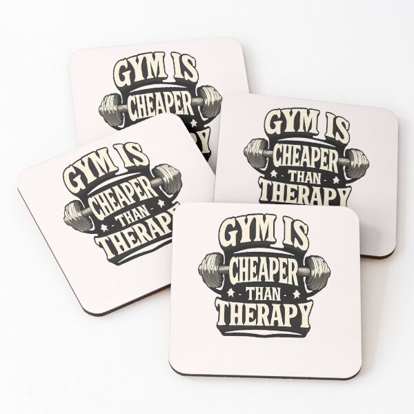 Item preview, Gym Is Cheaper Than Therapy designed and sold by krlerubiroza.