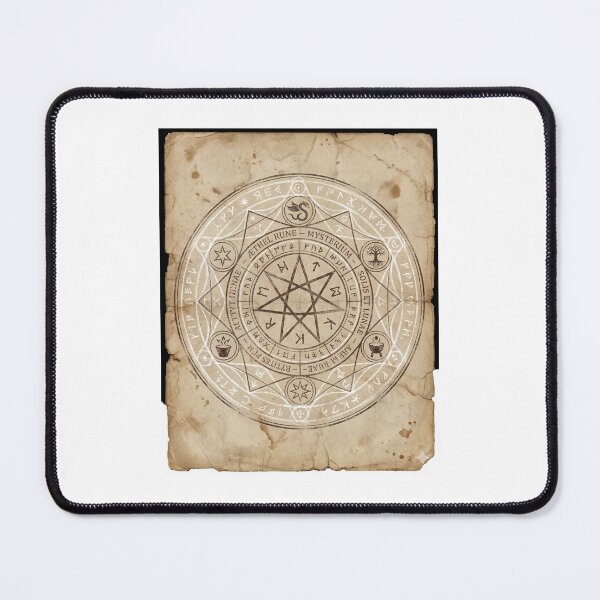 Item preview, : Aethel Rune: Ancient Magic Circle & Heptagram designed and sold by The-Khushi-co.