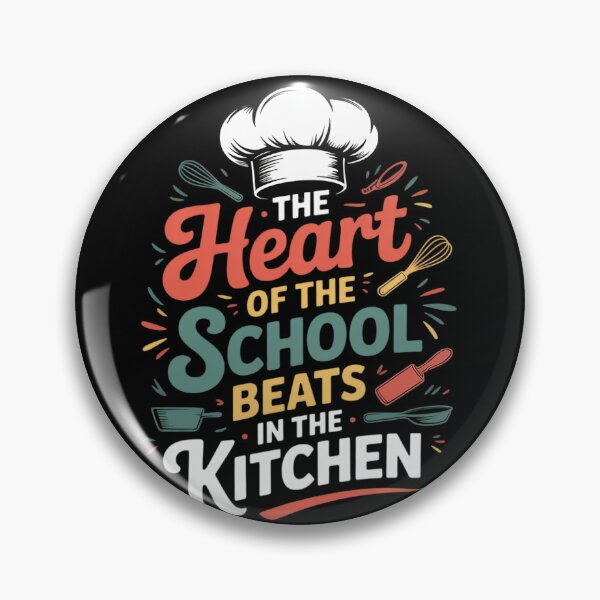 Item preview, Womens The Heart Of The School Beats In The Kitchen Lunch Lady9  designed and sold by VerseFarm.