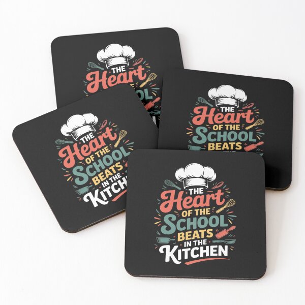 Item preview, Womens The Heart Of The School Beats In The Kitchen Lunch Lady9  designed and sold by VerseFarm.