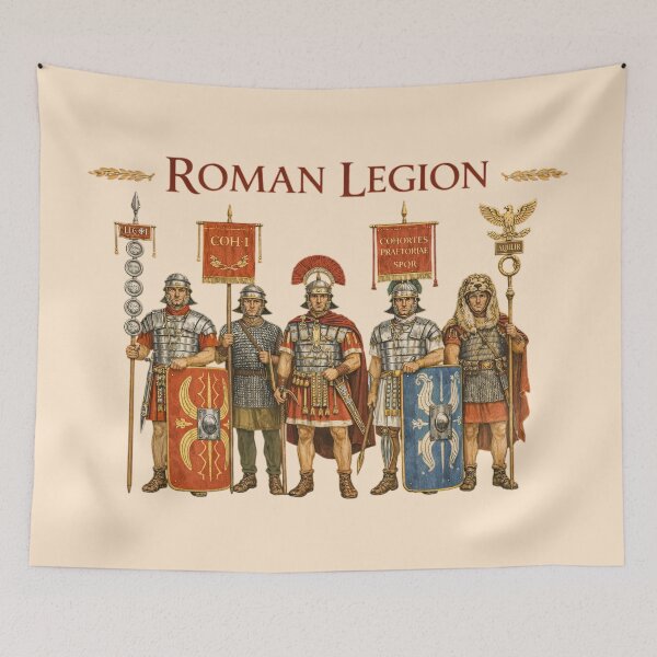 Item preview, Roman Legion Ancient Warrior Art designed and sold by Retr0Tshirts.