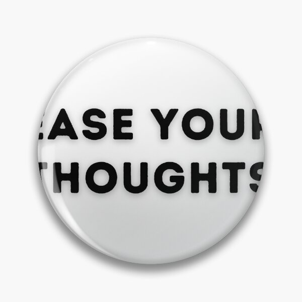Item preview, Ease Your Thoughts – Gentle Mental Health Quote designed and sold by designbymahi.
