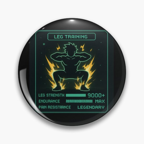 Item preview, Leg Training Gaming Stats - Legendary Strength Level 9000+ designed and sold by ZenyxWear.