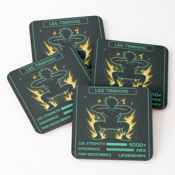 Item preview, Leg Training Gaming Stats - Legendary Strength Level 9000+ designed and sold by ZenyxWear.