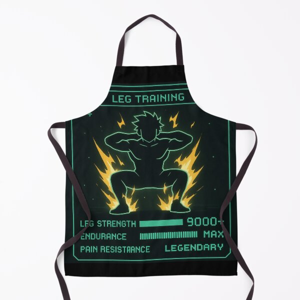 Item preview, Leg Training Gaming Stats - Legendary Strength Level 9000+ designed and sold by ZenyxWear.