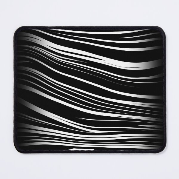Item preview, Striking Black and White Waves, Abstract Monochrome, Contrast designed and sold by InFrameVision.